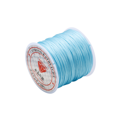 Cordon élastique solide pour perles de cristal, 1 mm, rouleau de 10 à 40 m