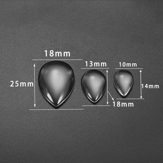 30pcs Transparent Glass Cabochon in 3 Sizes