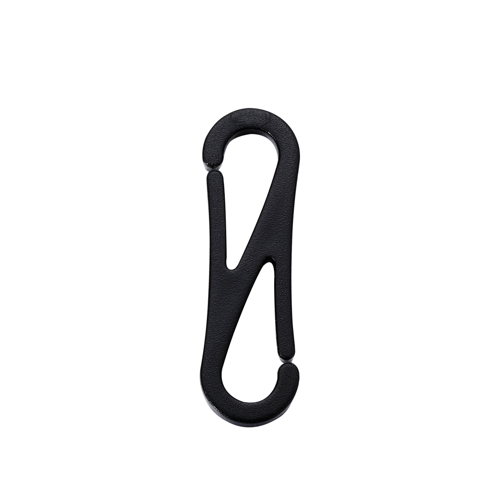 Black Plastic Hat Hook, 30pcs