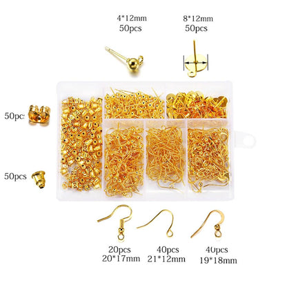Jewelry Making Findings Set: Chain, Hook, Wire, Needle