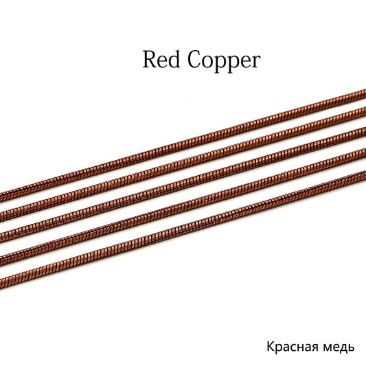 1.2 1.4 1.6mm Bulk Snake Chains, 2M lot