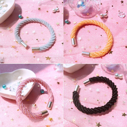 Crimp-Kordel-Endzubehör zum Umklappen, 30/20 Stück