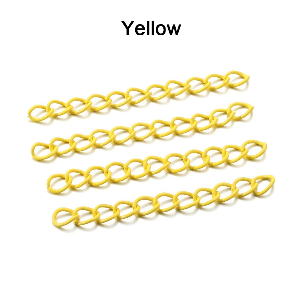 5 cm Colourful Necklace Extension Chain, 30-100pcs lot