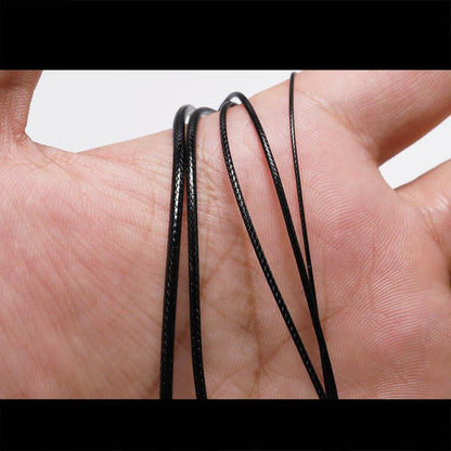 Leather Cord, 0.5 0.8 1.0 1.5 2.0 mm Cord Braided Rope - 10m
