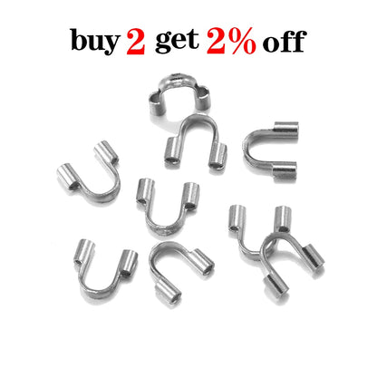Stainless Steel Wire Protectors U Shape, 30pcs
