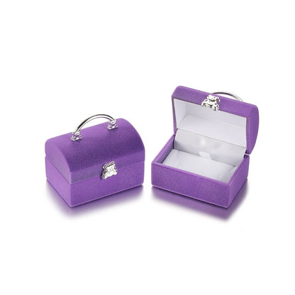 Coffret cadeau de paquet de bijoux en velours
