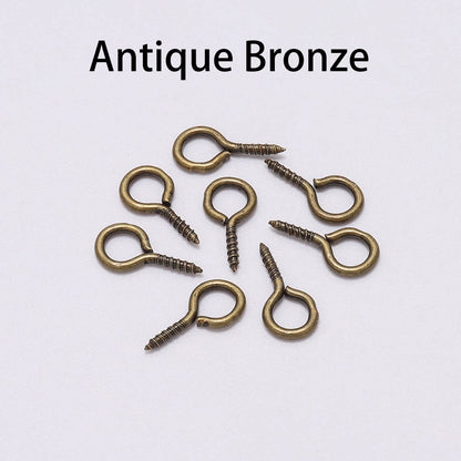 Mini Screw Eye Pins, 350pcs