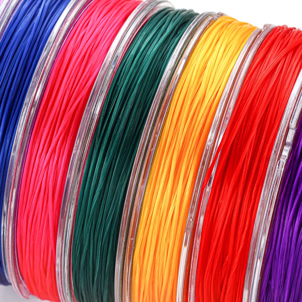 Cordon élastique perlé flexible, 50 mètres