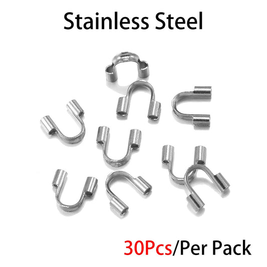 Stainless Steel Wire Protectors U Shape, 30pcs