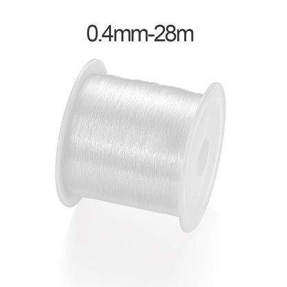 0.2-1mm Transparent Crystal Cord, Non-stretch, 1Pc