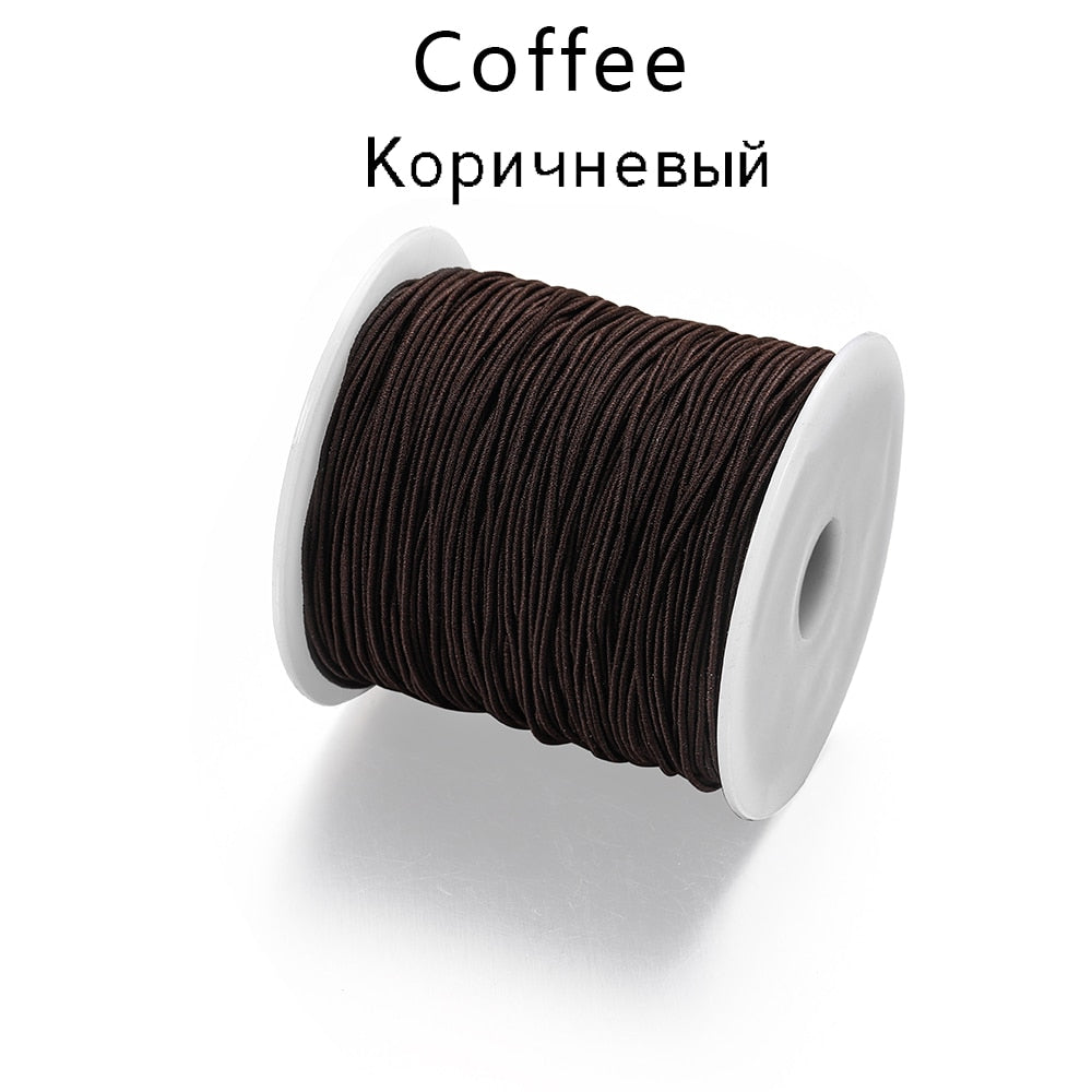 0.8 1.0 mm Elastic Cord, Beading Stretch Thread, 50-100m