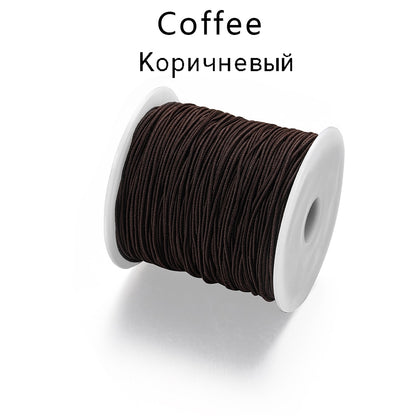 0.8 1.0 mm Elastic Cord, Beading Stretch Thread, 50-100m