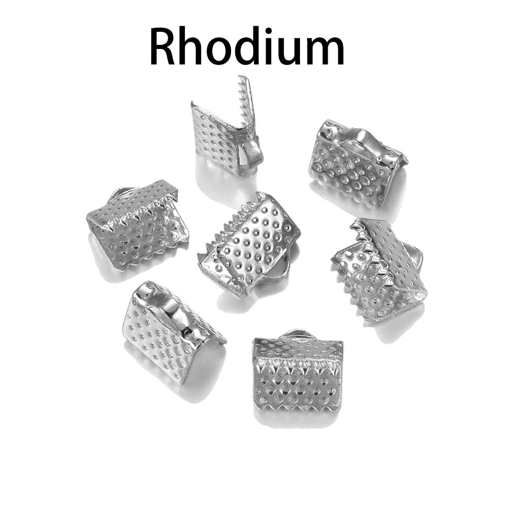 Cove Clasps Cord End Caps, 50pcs