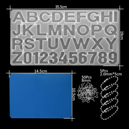 Epoxy Casting Molds Sets, 15-348Pcs