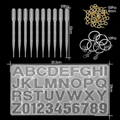 Epoxy Casting Molds Sets, 15-348Pcs