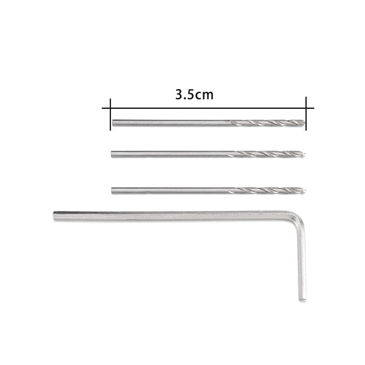 Tragbares 5-V-Mini-Handbohrmaschinenset mit USB-Kabel und 3 Bits