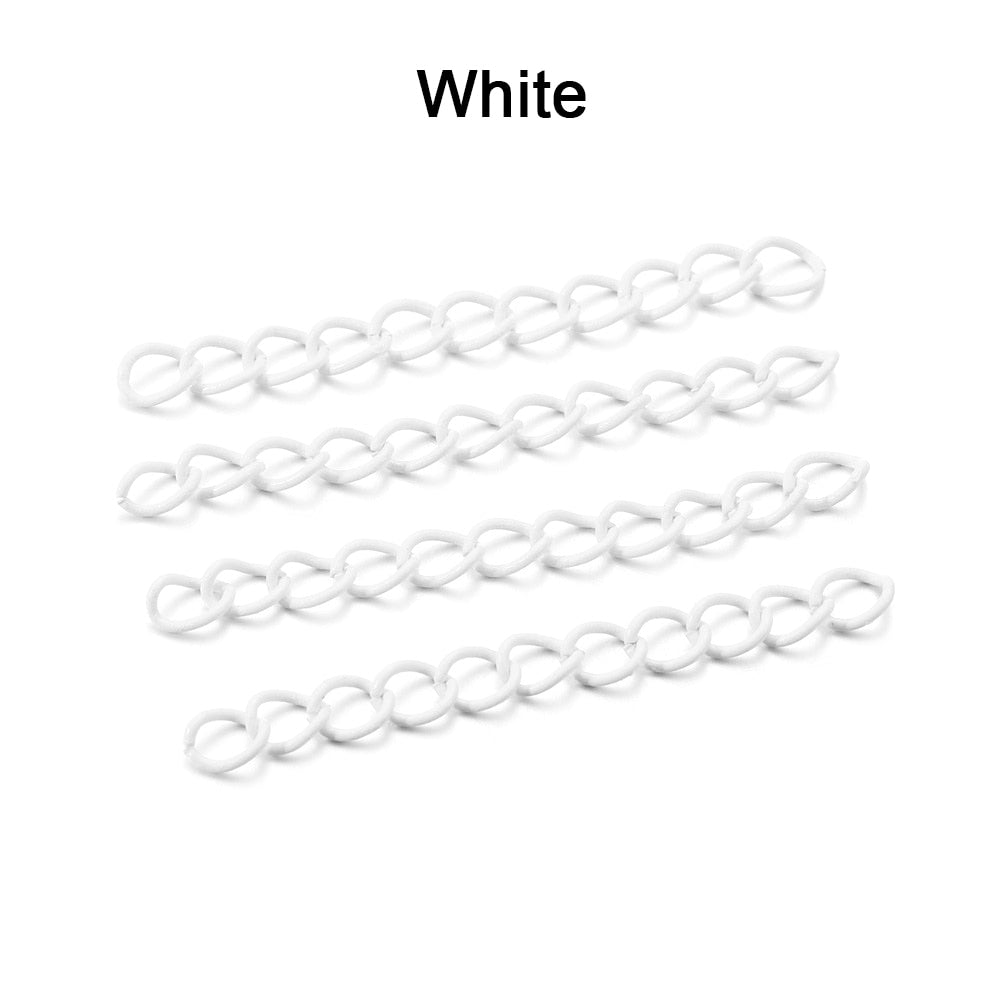 5 cm Colourful Necklace Extension Chain, 30-100pcs lot