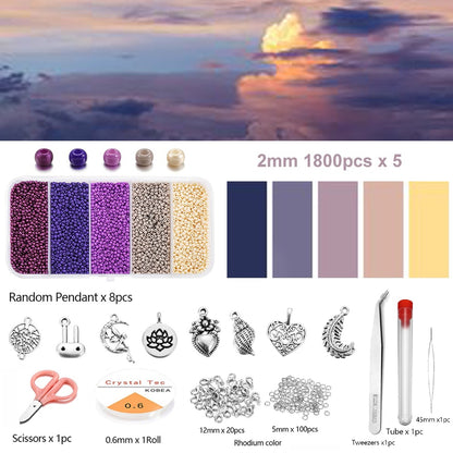 2 mm tschechische Rocailles, 9000 Stück im Karton