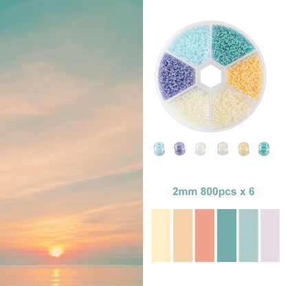 Czech Glass Seed Beads Duo