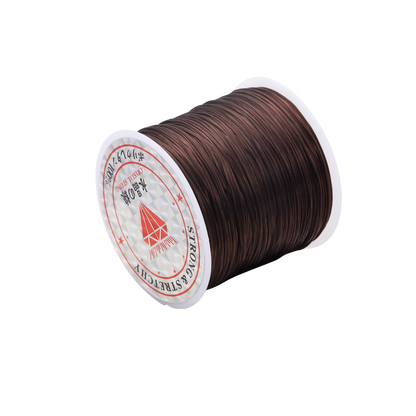 Cordon élastique solide pour perles de cristal, 1 mm, rouleau de 10 à 40 m