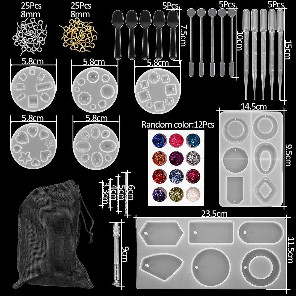 Jewelry Silicone Casting Molds Sets