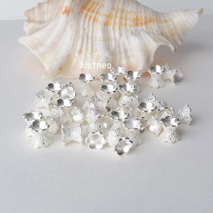 solid 925 sterling silver beads,spacer charm bead with 1.7mm hole jewelry diy components accessories