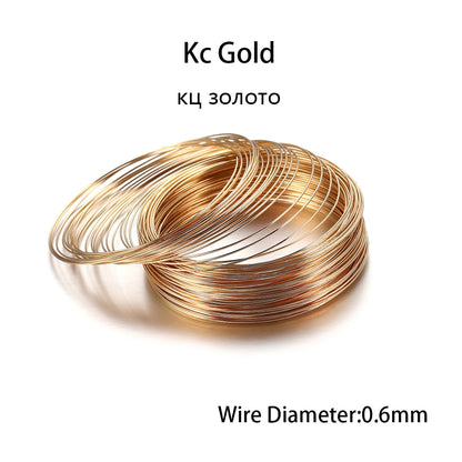 Fil d'acier à mémoire de forme de 0,6 mm, 100 boucles