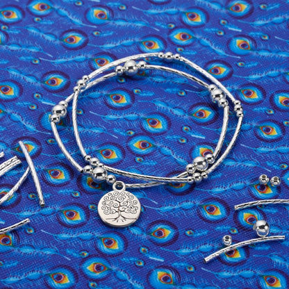 Stripe Copper Curve Tube Spacer Beads 25-30mm, 100pcs