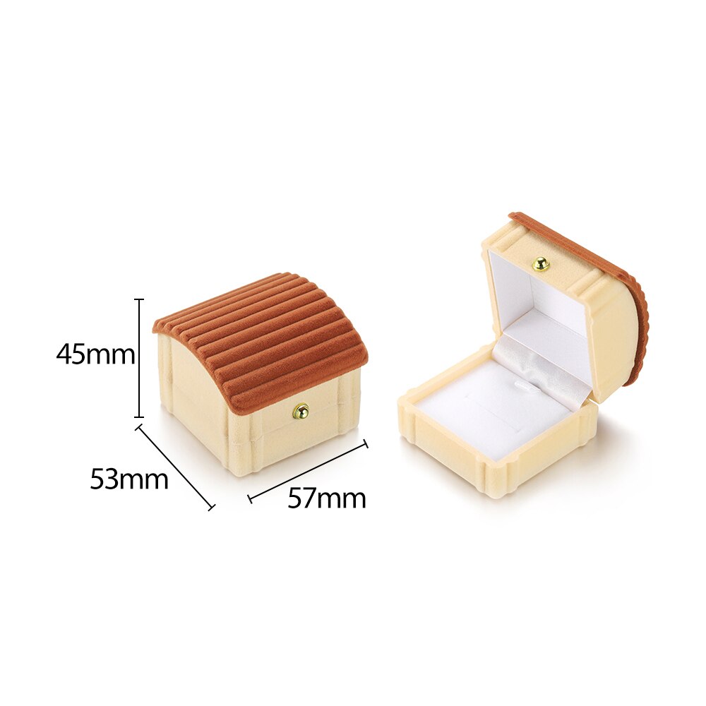 Coffret cadeau de paquet de bijoux en velours