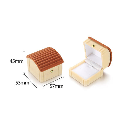 Coffret cadeau de paquet de bijoux en velours