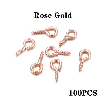 Gold Mini Eye Pins, 100-200pcs 5-6.5mm