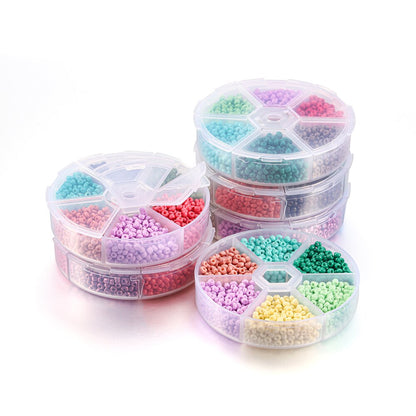 3 mm tschechisches Glas-Rocailles-Set