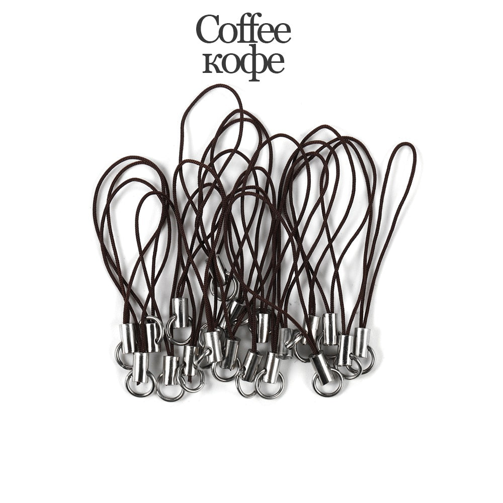 Lanyard Lariat Cord Lobster Clasp Rope Christmas Bell, 20-100Pcs