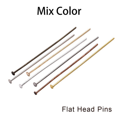 10-50mm Head Pins Connectors, 200pcs