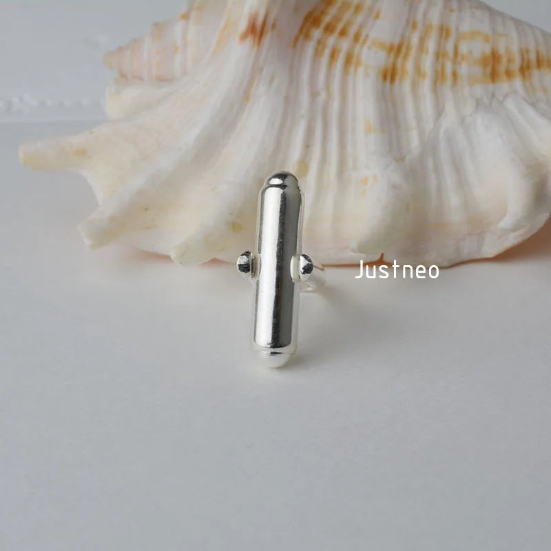 Solid 925 Sterling Silver Cufflink Fitting Base Round Bar with U Arm Assembled, DIY components