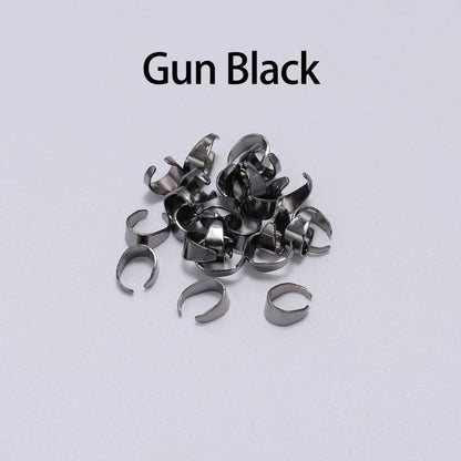 Pendant Clips Pinch Bail, 50-100pcs