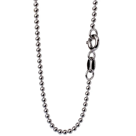 JustNeo Solid 925 Sterling Silver Ball Chain Necklace,Basic Chains for Pendants