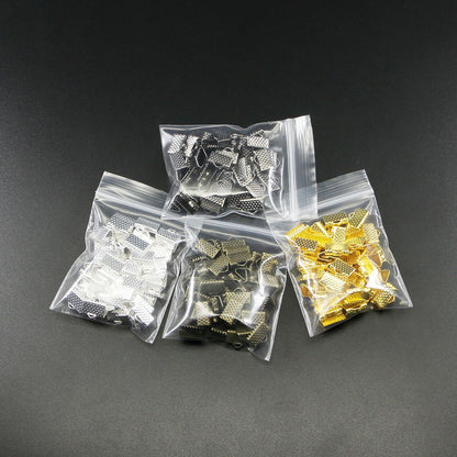 Cove Clasps Cord End Caps, 50pcs