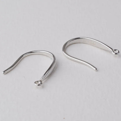 Solid 925 Sterling Silver Earring Hooks