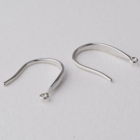 Solid 925 Sterling Silver Earring Hooks