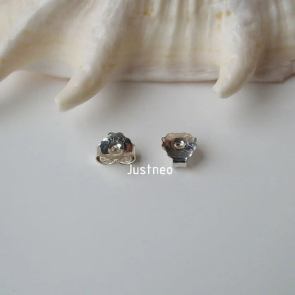 earnut,3.8mm solid 925 sterling silver earring backs, friction earring butterfly back, earring back stopper earnut ,1pair