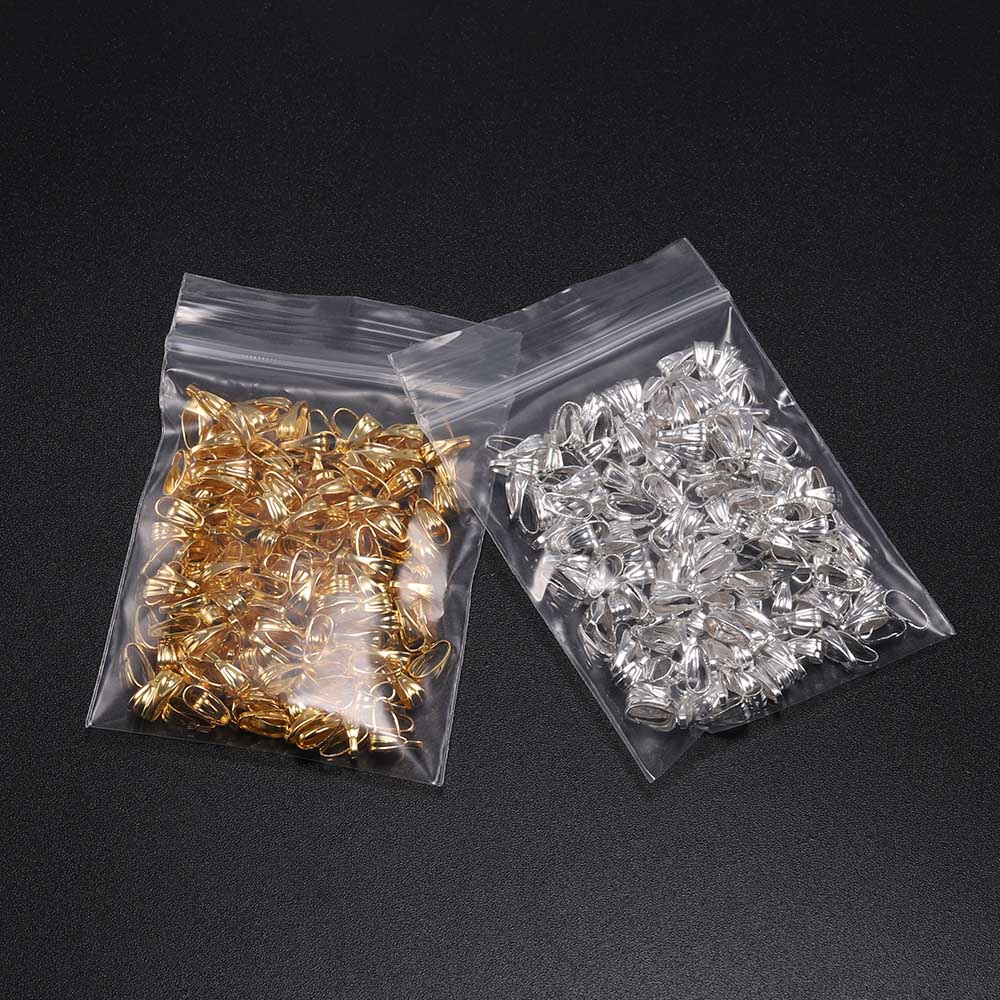 7-8mm Gold Clips Connectors, 100pcs