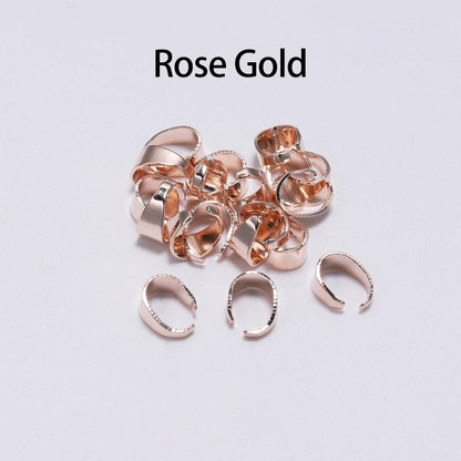 Pendant Clips Pinch Bail, 50-100pcs