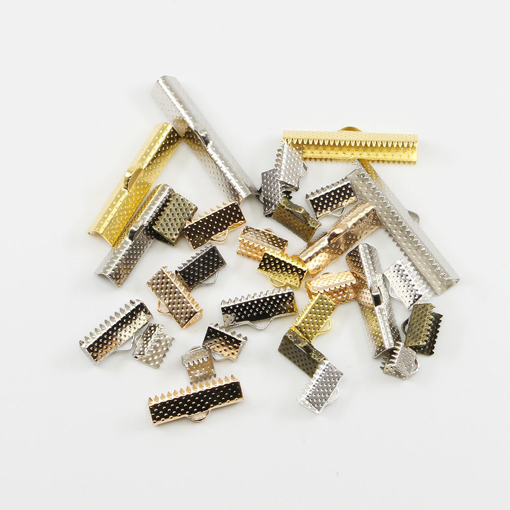 Cove Clasps Cord End Caps, 50pcs