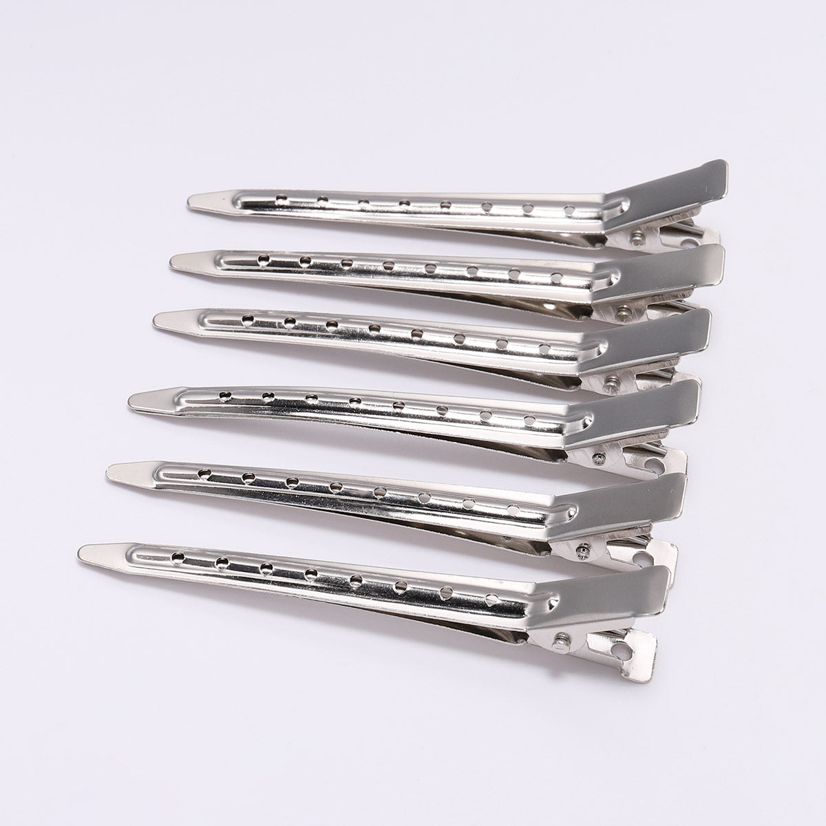 Pince à cheveux professionnelle pour Salon de coiffure, outil de coiffure, bouche de canard, pince de section pour épingles à cheveux, Barrettes, accessoires de couvre-chef, 85cm, 10 pièces/lot