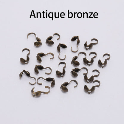 Calottes Crimps Beads Cove Clasps 4mm, 200pcs