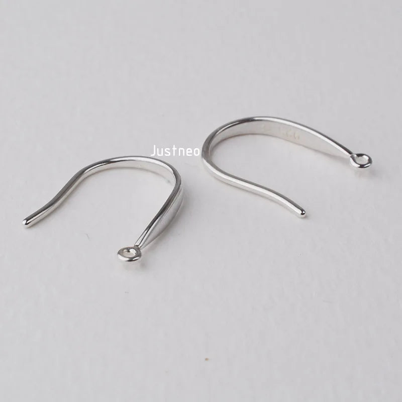 Solid 925 Sterling Silver Earring Hooks