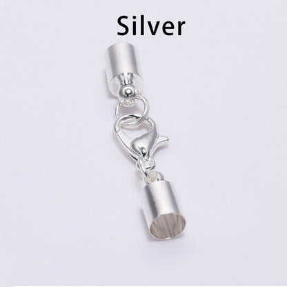 Leather Cord Bracelet Lobster Clasps 3-10mm, 10pcs