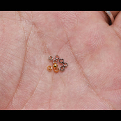 Kugel-Quetschperlen, 1,5–3 mm, 500 Stück