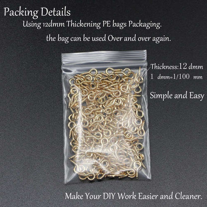 Gold Mini Eye Pins, 100-200pcs 5-6.5mm